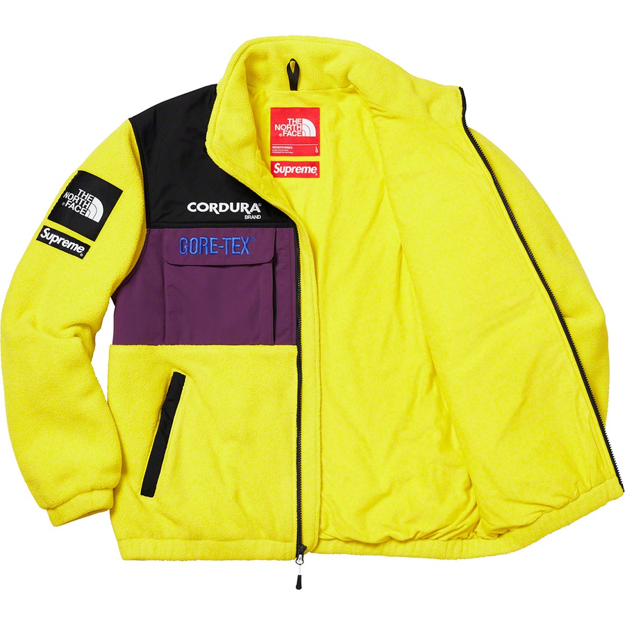 Supreme Supreme The North Face Expedition Fleece Jacket (FW18) - Sulphur - $328