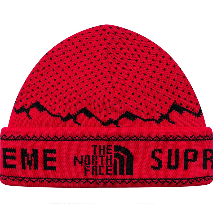Supreme Supreme The North Face Fold Beanie (FW18) - Red - $40
