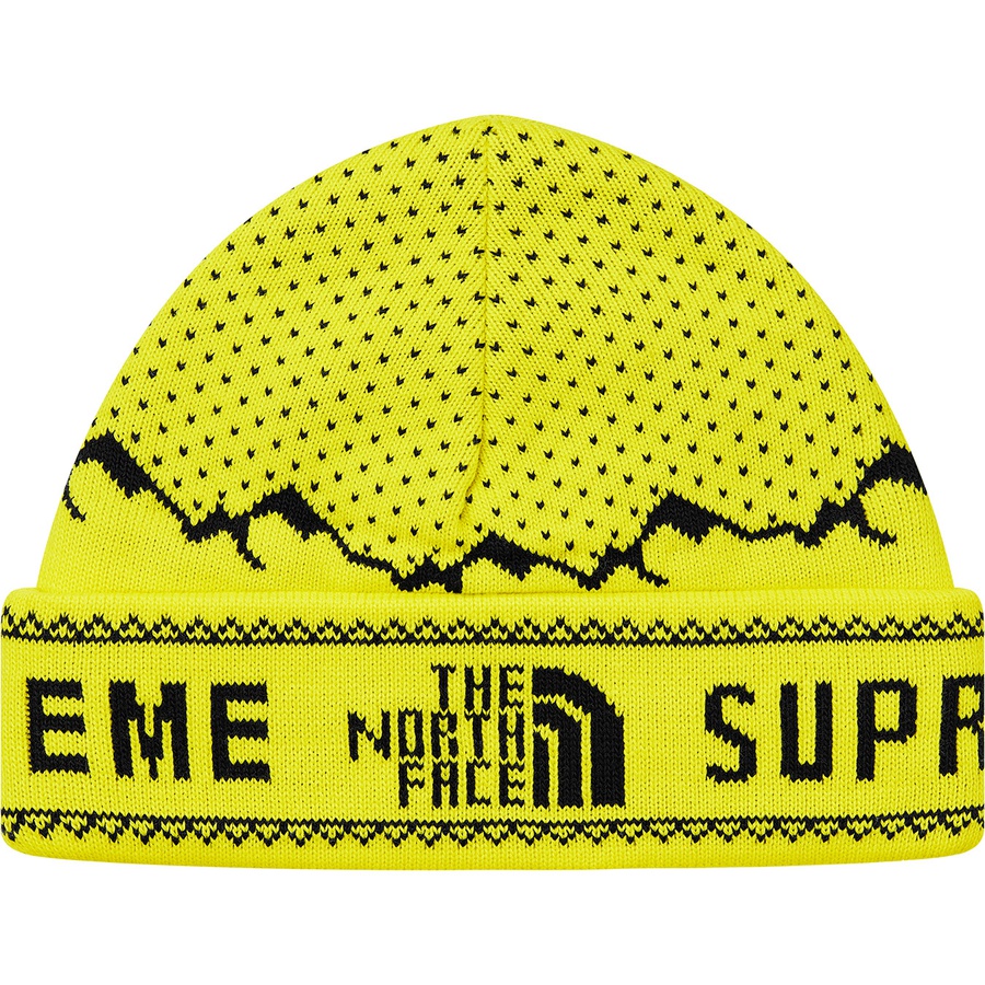 Supreme Supreme The North Face Fold Beanie (FW18) - Sulphur - $40