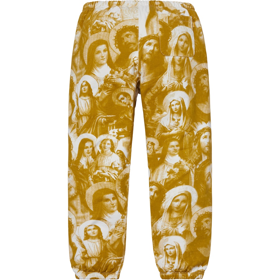 Supreme Jesus and Mary Sweatpant (FW18) - Gold - $158