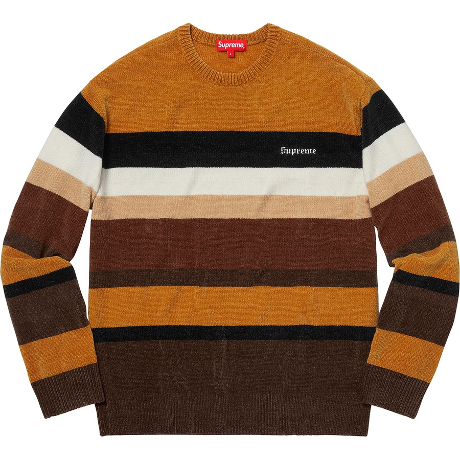 Supreme Chenille Sweater (FW18) - Brown - $148