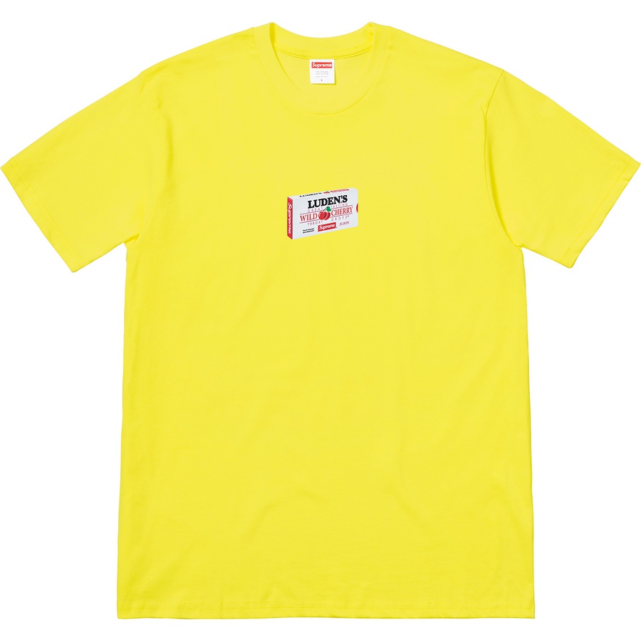 Supreme Luden's Tee (FW18) - Yellow - $44