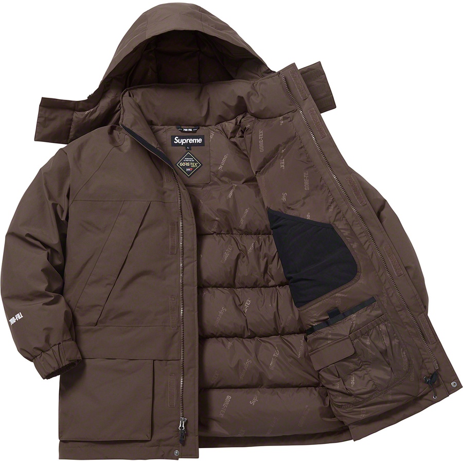 Supreme GORE-TEX 700-Fill Down Parka (FW18) - Brown - $648