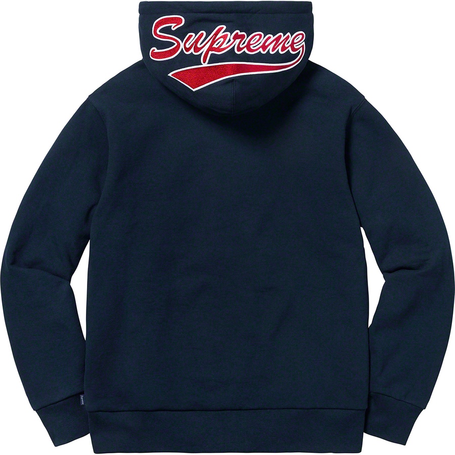 Supreme Thermal Zip Up Sweatshirt (FW18) - Navy - $198