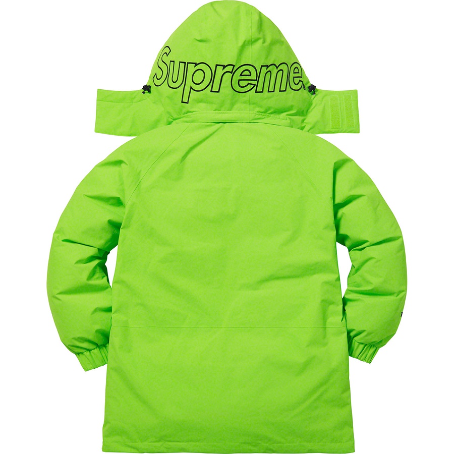 Supreme GORE-TEX 700-Fill Down Parka (FW18) - Lime - $648