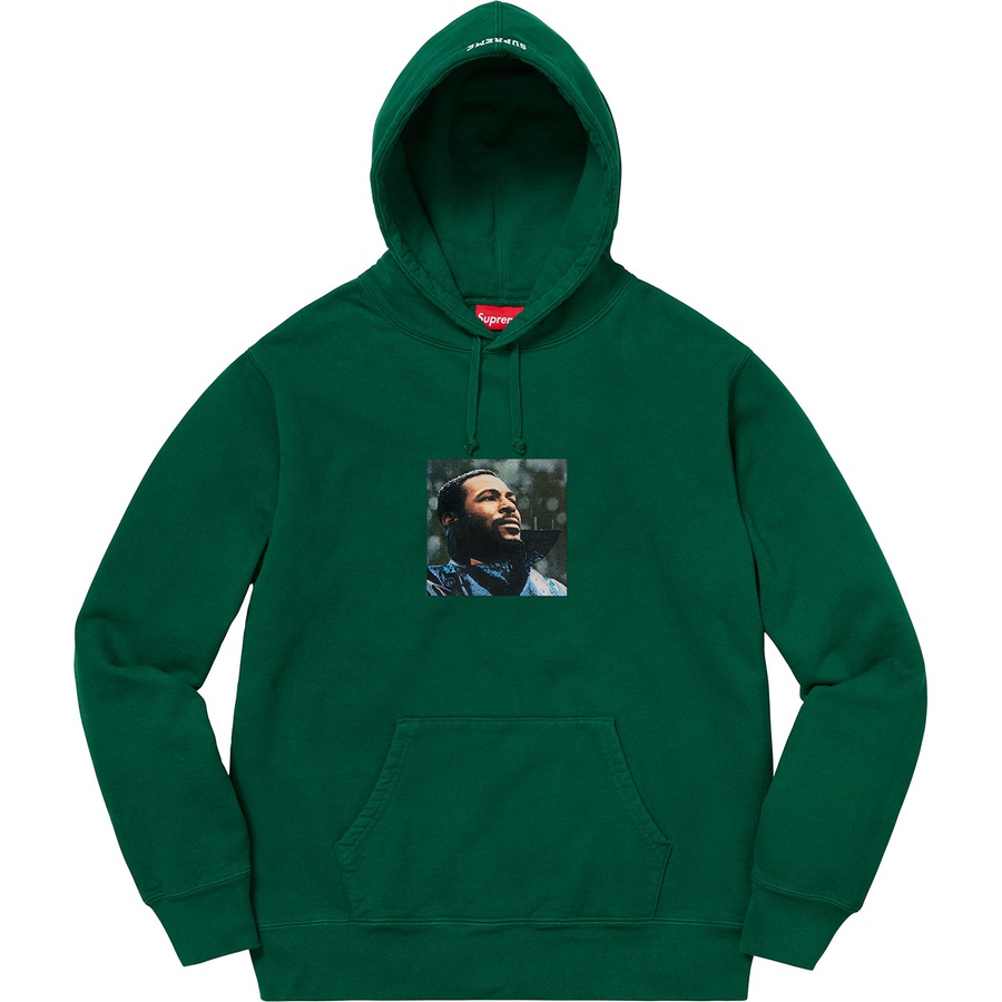 Supreme Marvin Gaye Hooded Sweatshirt (FW18) - Dark Green - $178