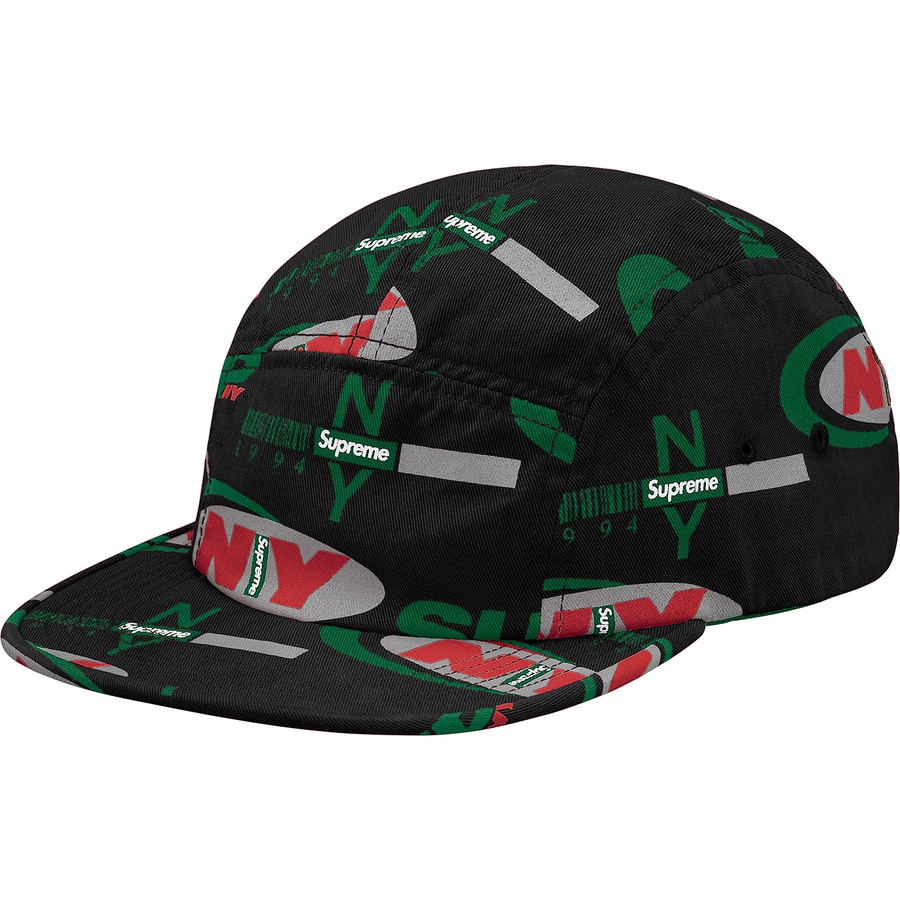 Supreme Supreme NY Camp Cap (FW18) - Black - $48