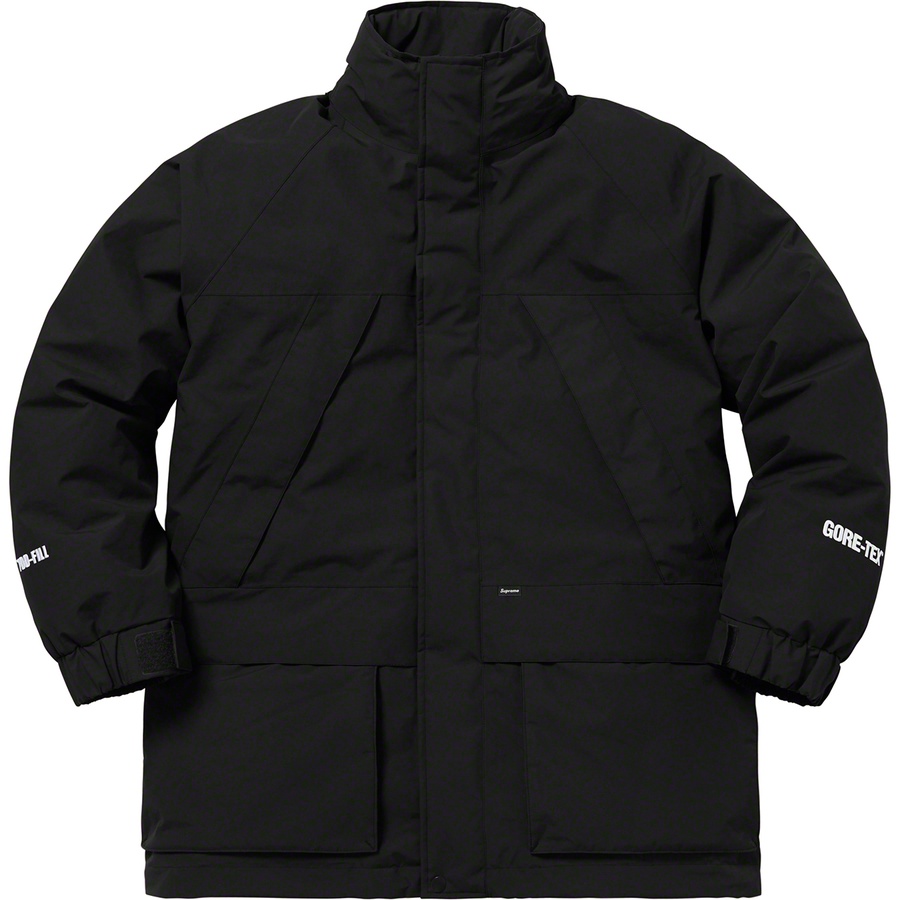 Supreme GORE-TEX 700-Fill Down Parka (FW18) - Black - $648