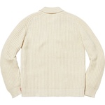 Supreme Plaid Front Zip Sweater (FW18) - Off-White