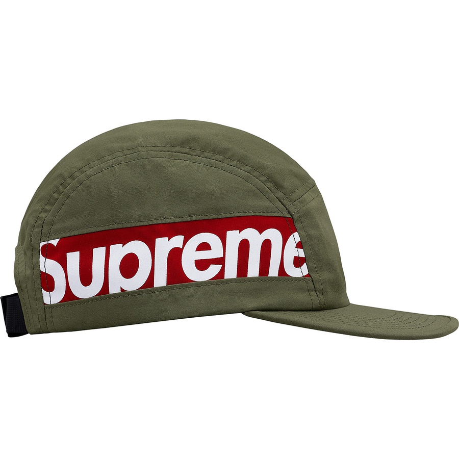 Supreme Side Panel Camp Cap (FW18) - Olive - $48