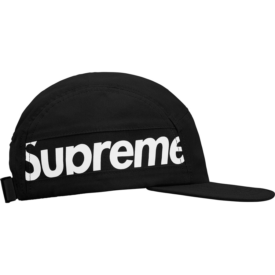 Supreme Side Panel Camp Cap (FW18) - Black - $48