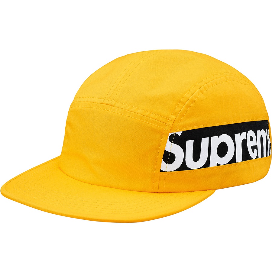 Supreme Side Panel Camp Cap (FW18) - Gold - $48
