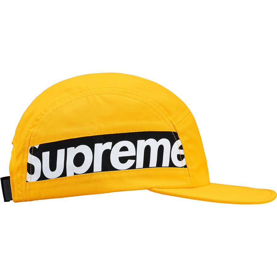 Supreme Side Panel Camp Cap (FW18) - Gold - $48