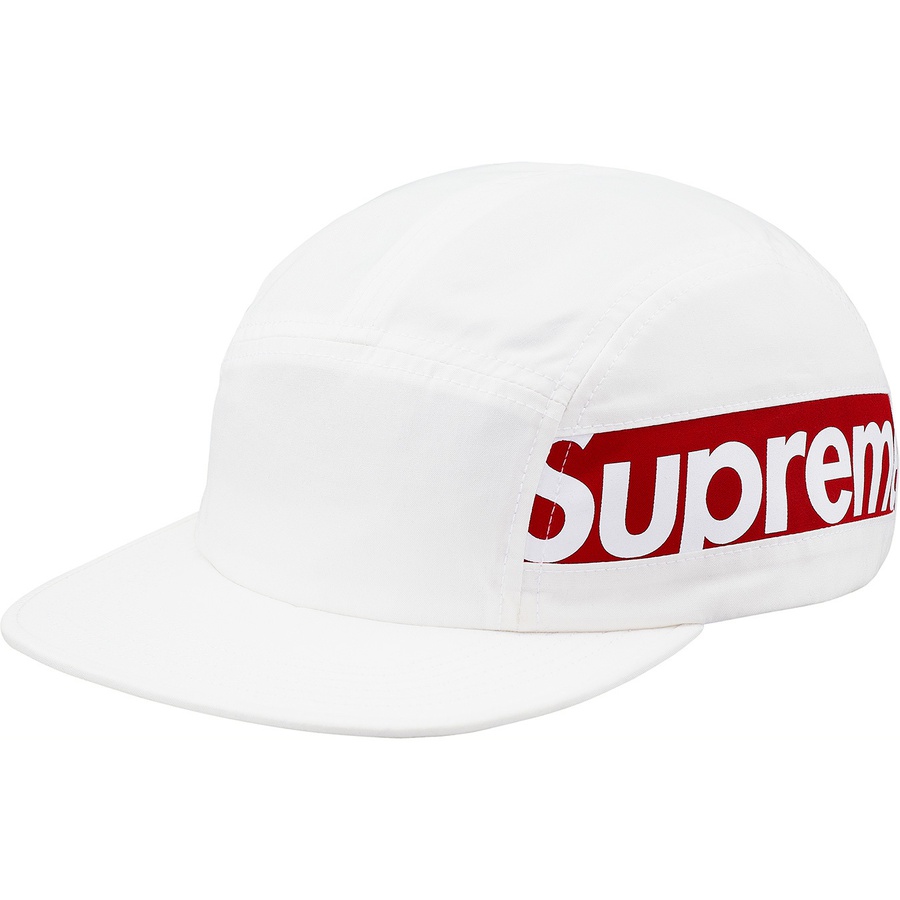 Supreme Side Panel Camp Cap (FW18) - White - $48