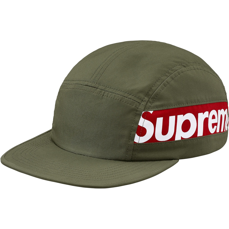 Supreme Side Panel Camp Cap (FW18) - Olive - $48