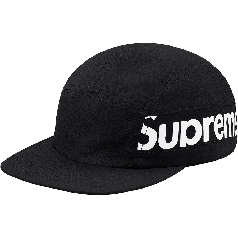 Supreme Side Panel Camp Cap (FW18) - Black - $48