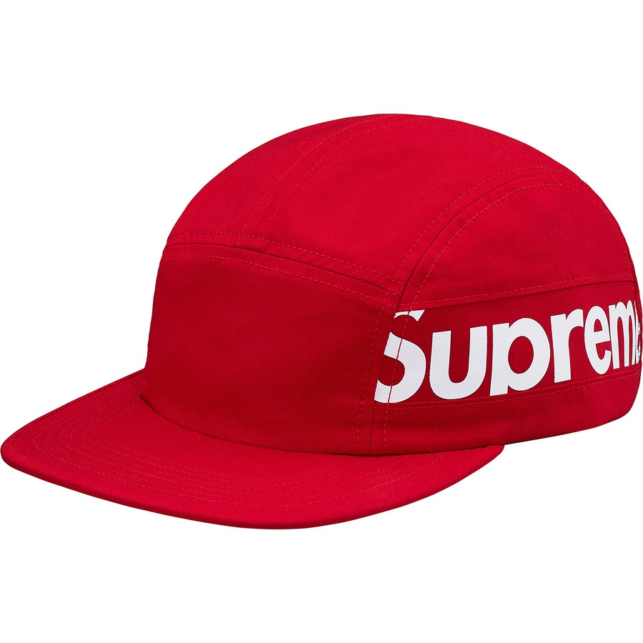 Supreme Side Panel Camp Cap (FW18) - Red - $48