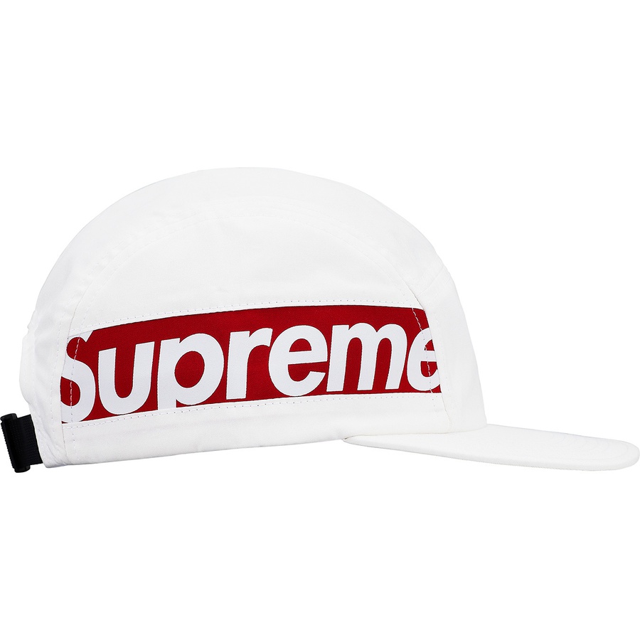 Supreme Side Panel Camp Cap (FW18) - White - $48