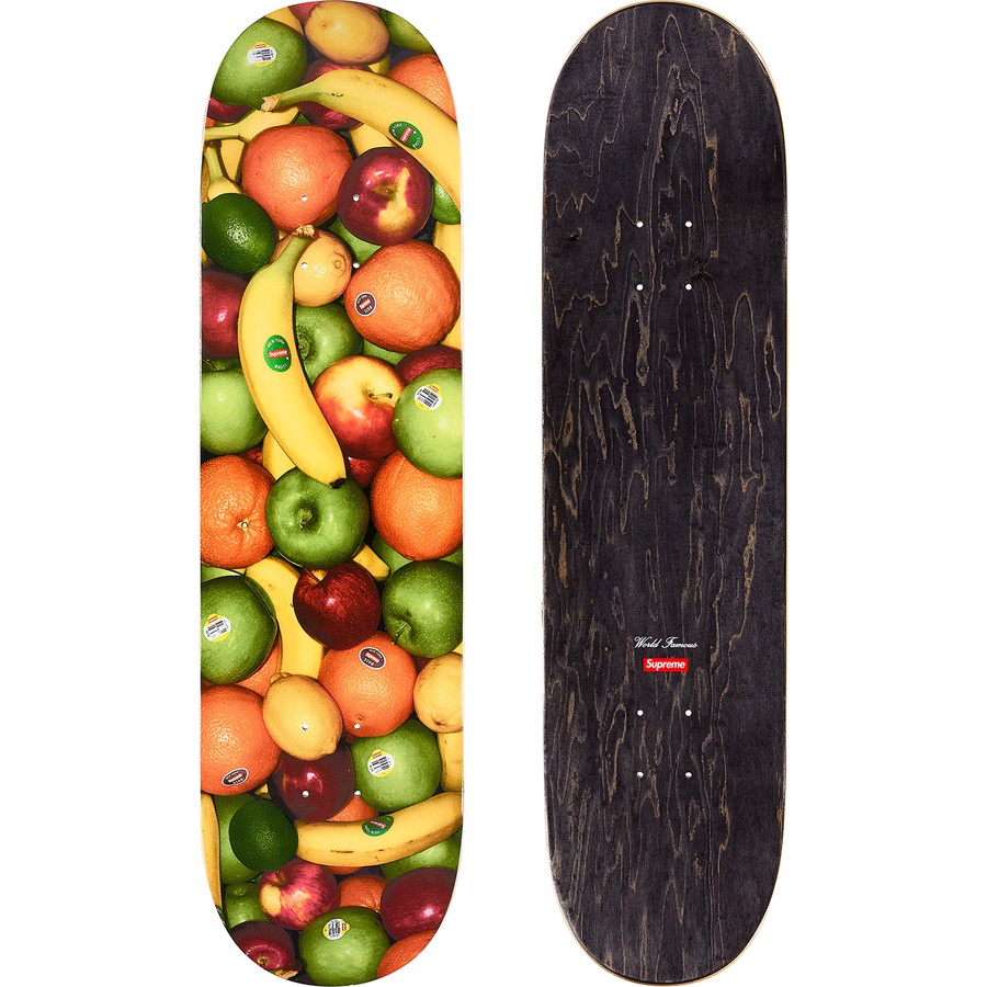 Supreme Fruit Skateboard (SS19) - 8.375" x 32.125” - $49