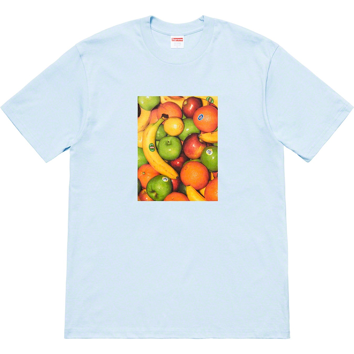 Supreme Fruit Tee (SS19) - Light Blue - $38