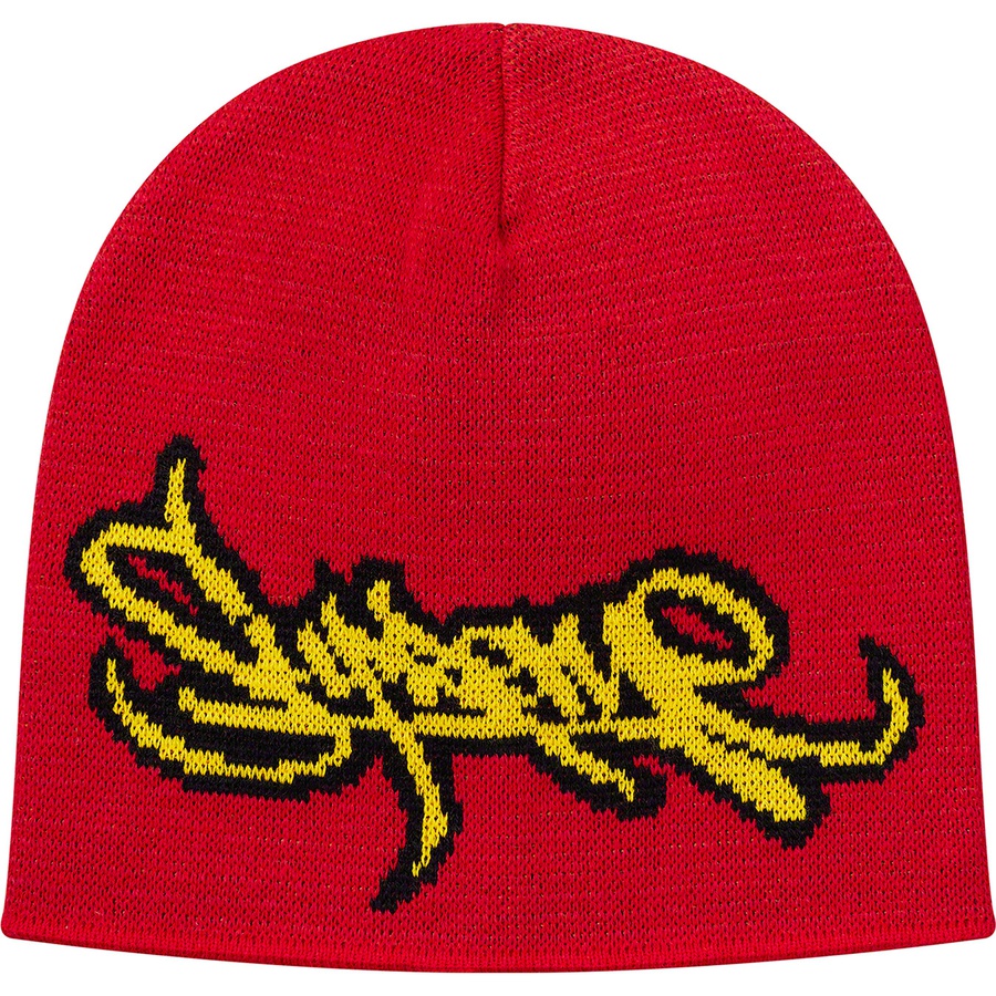 Supreme Tag Logo Beanie (SS19) - Red - $32