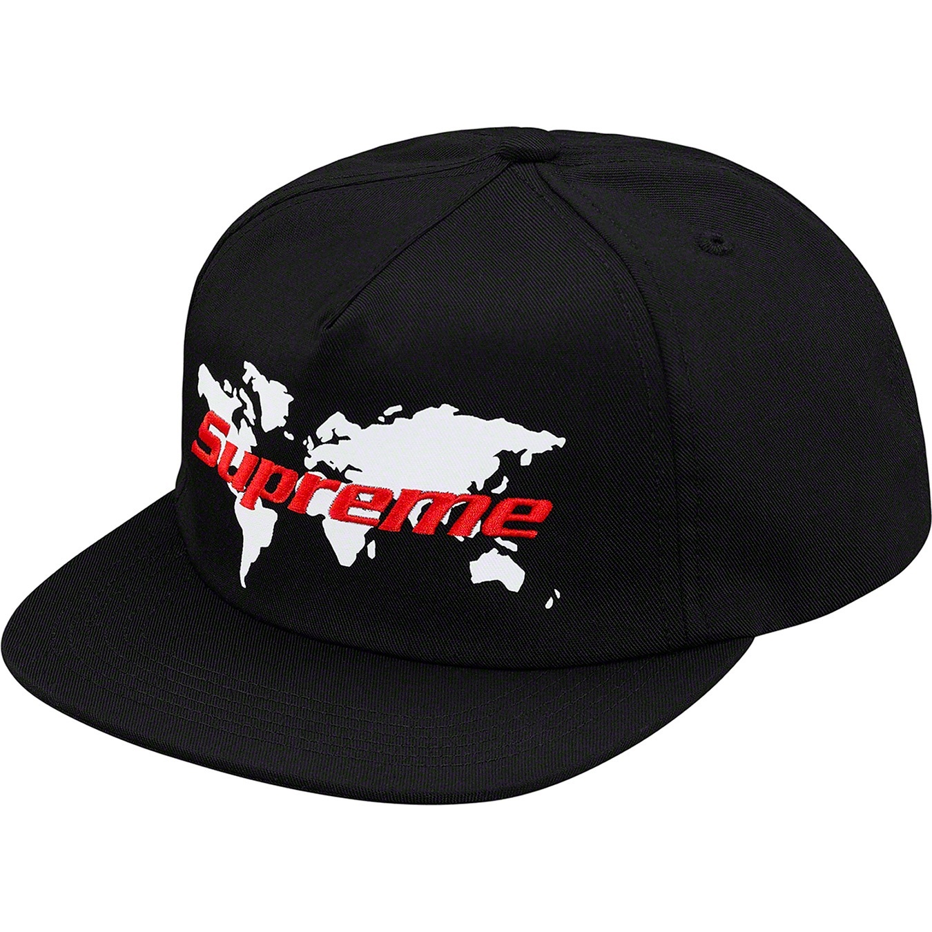 Supreme World 5-Panel (SS19) - Black - $44