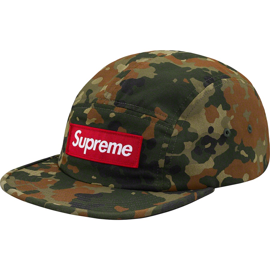 Supreme Military Camp Cap (SS19) - Olive German Camo - $48