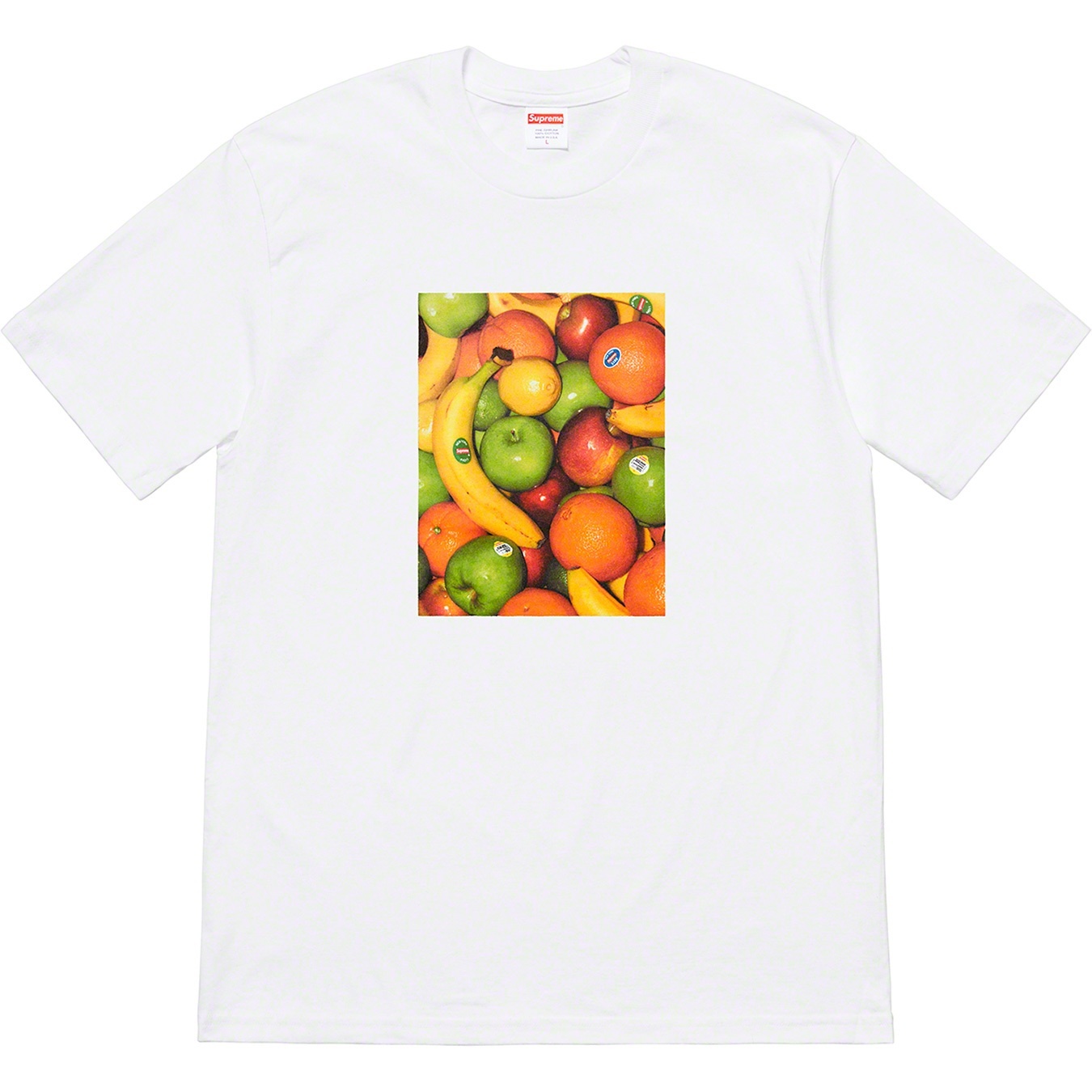 Supreme Fruit Tee (SS19) - White - $38