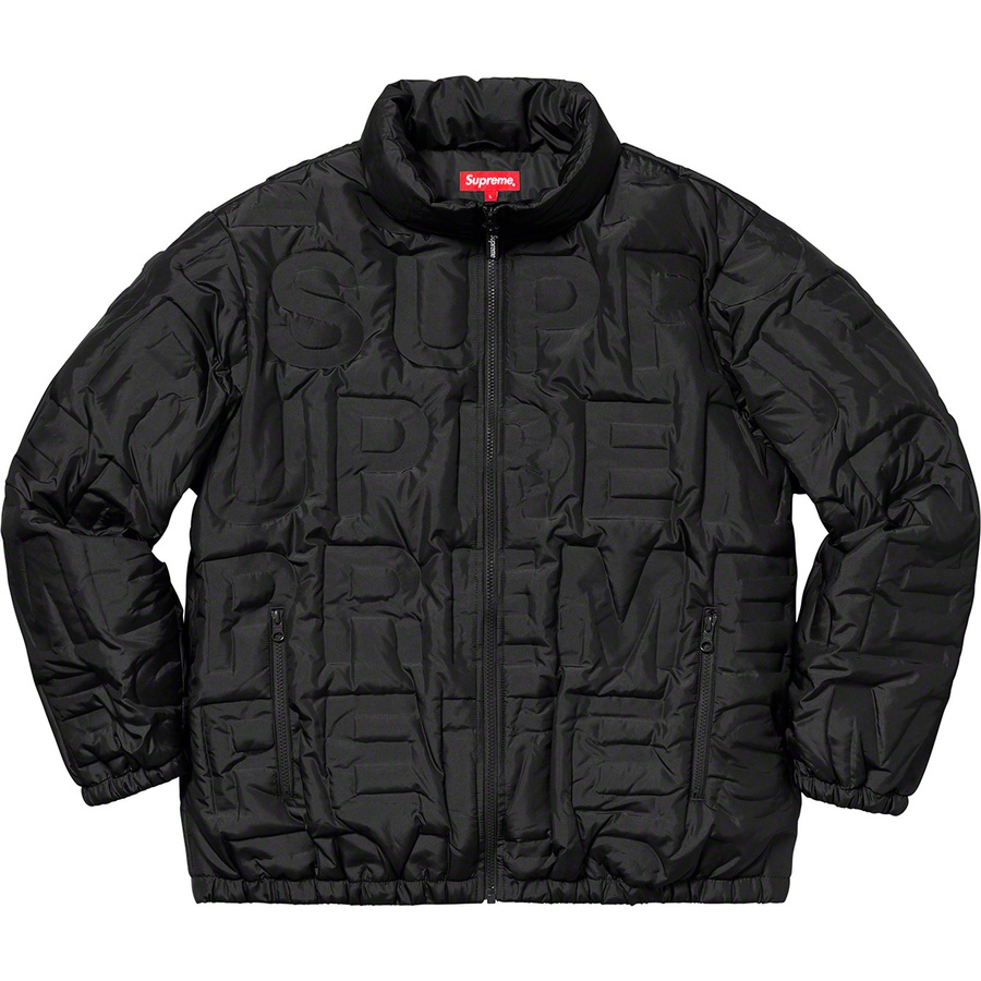 Supreme Bonded Logo Puffy Jacket (SS19) - Black - $348