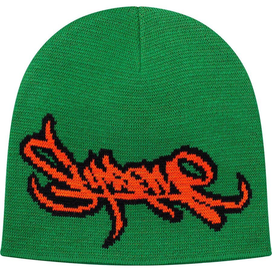 Supreme Tag Logo Beanie (SS19) - Green - $32