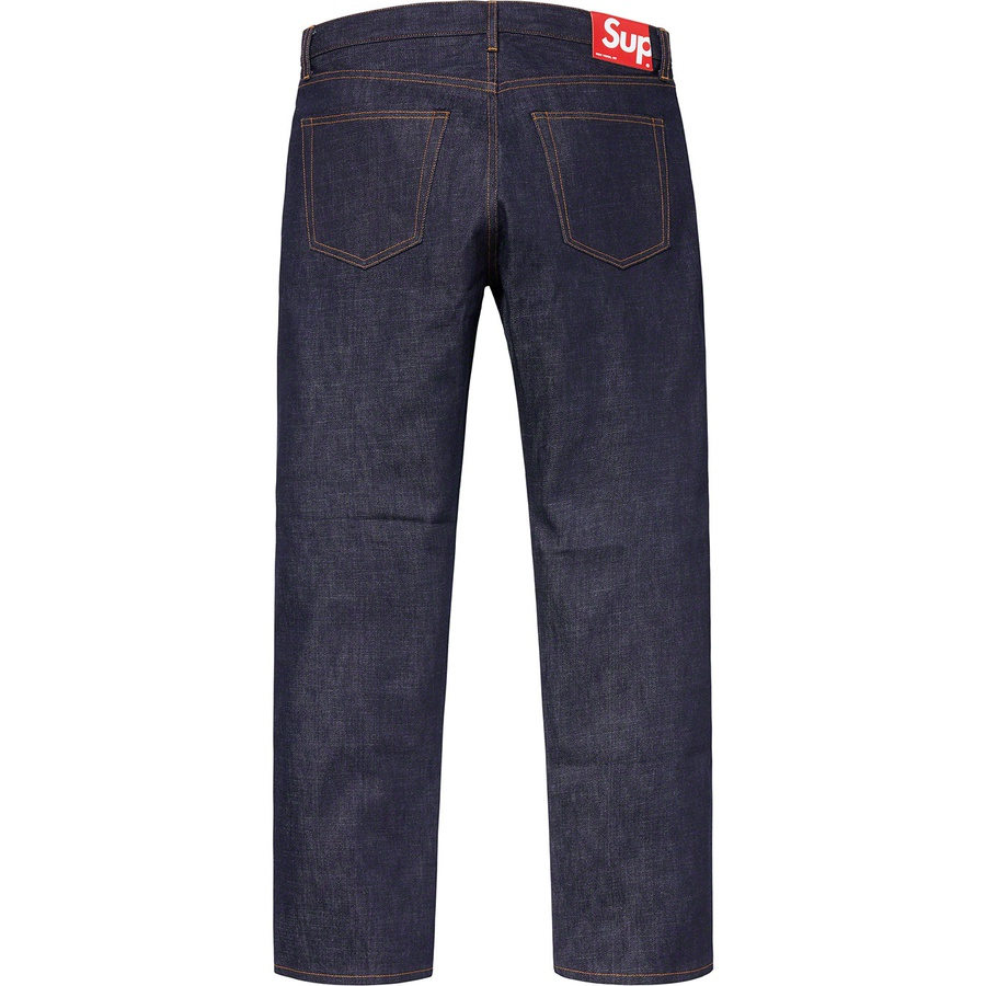 Supreme Rigid Slim Jean (SS19) - Rigid Indigo - $158