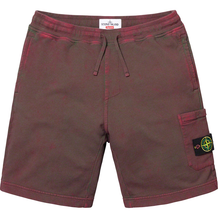 Supreme Supreme Stone Island Sweatshort (SS19) - Red - $228