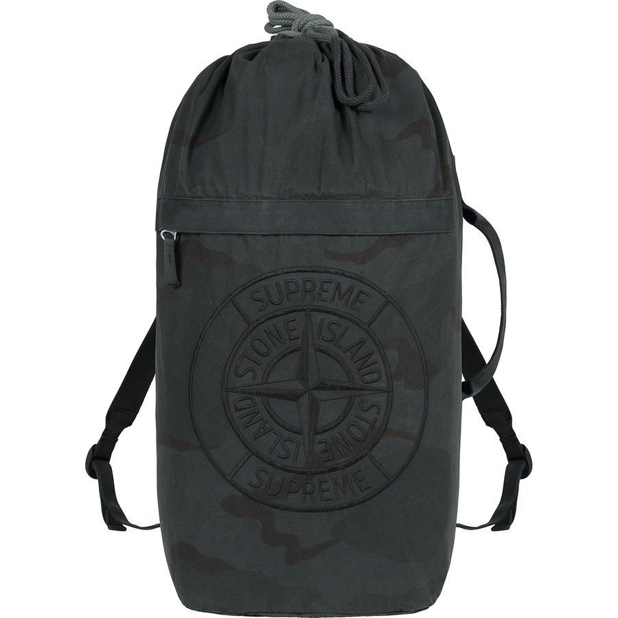 Supreme Supreme Stone Island Camo Backpack (SS19) - Black Camo - $298