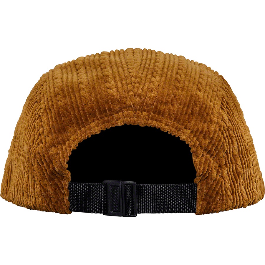Supreme Rope Corduroy Camp Cap (SS19) - Brown - $48