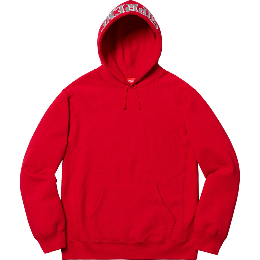Supreme Sequin Arc Hooded Sweatshirt (SS19) - Red - $158