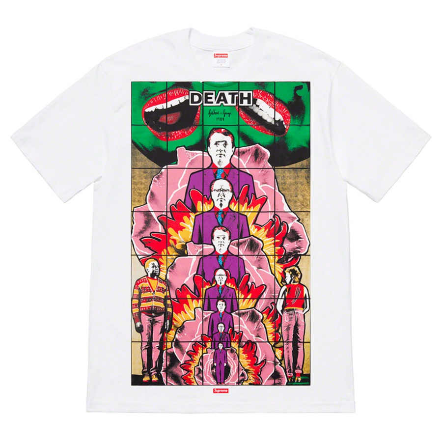 Supreme Gilbert & George Supreme DEATH Tee (SS19) - $48