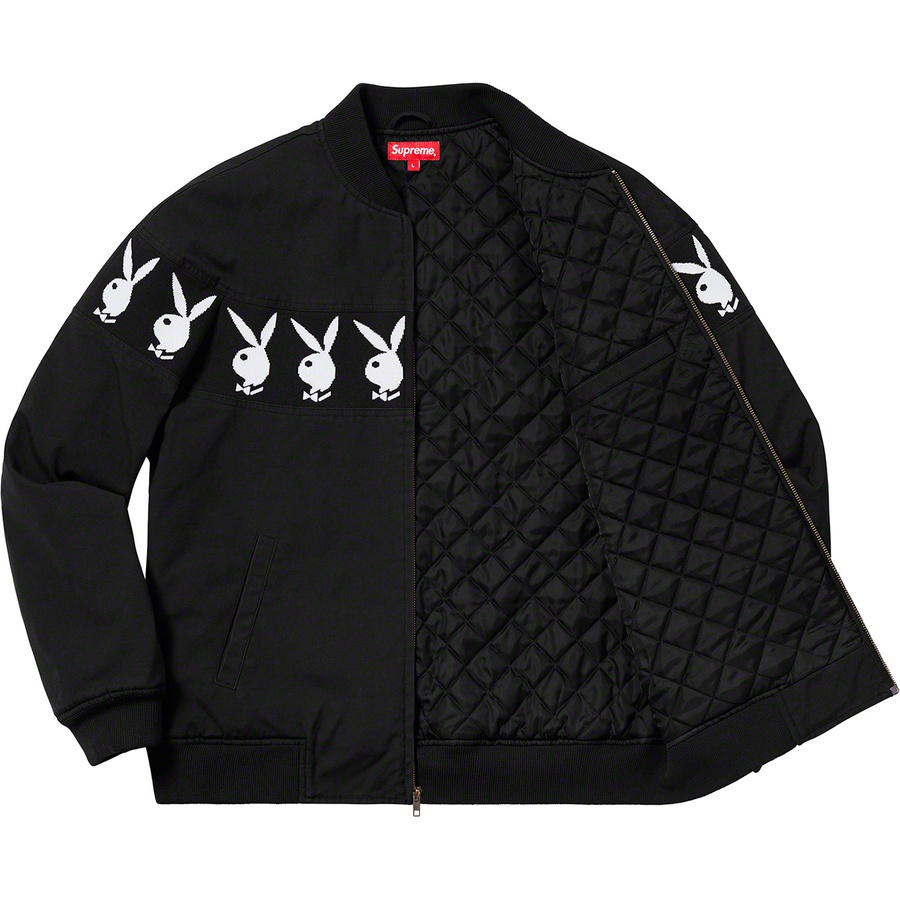 Supreme Supreme Playboy© Crew Jacket (SS19) - Black - $238