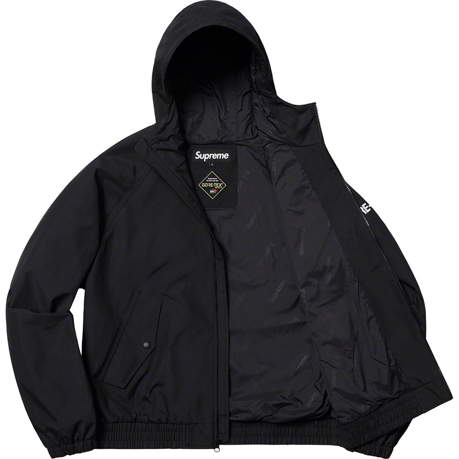 Supreme GORE-TEX Hooded Harrington Jacket (SS19) - Black - $348