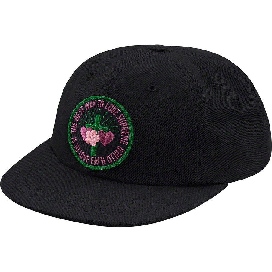 Supreme Love Each Other 6-Panel (SS19) - Black - $44