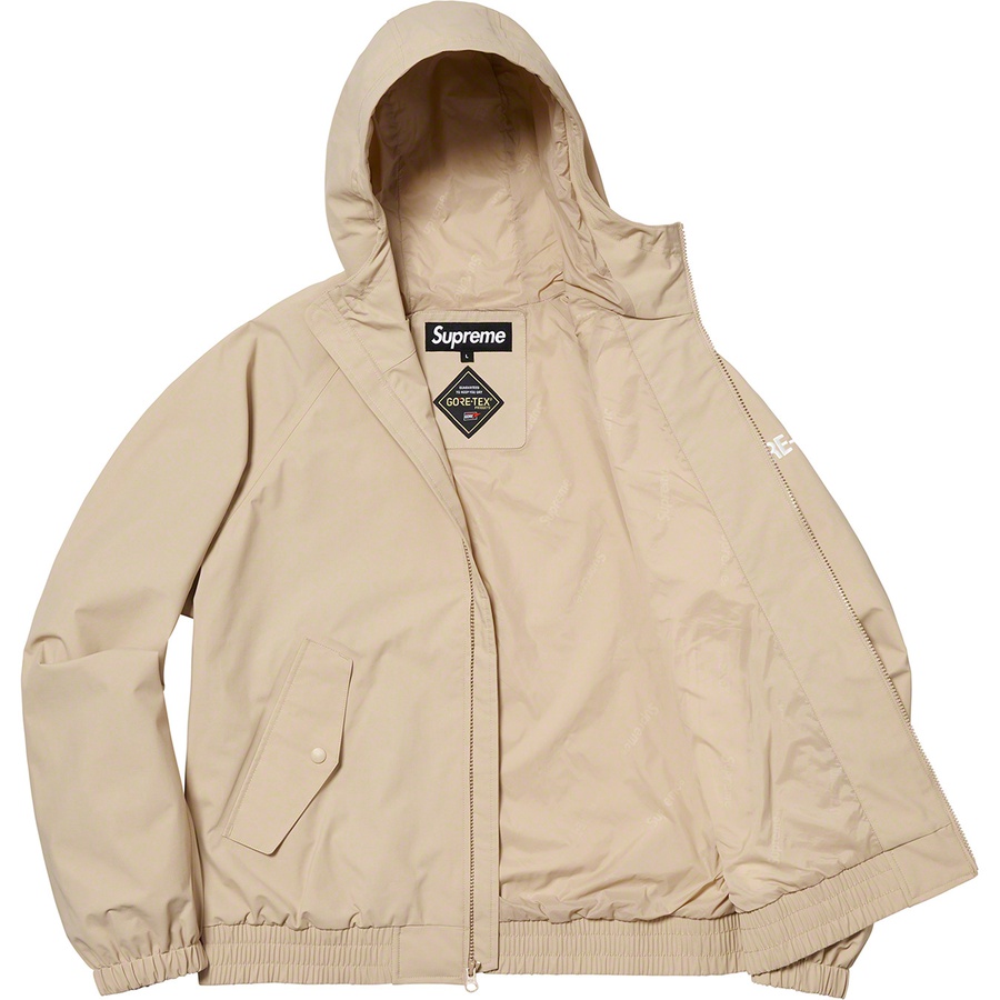 Supreme GORE-TEX Hooded Harrington Jacket (SS19) - Tan - $348
