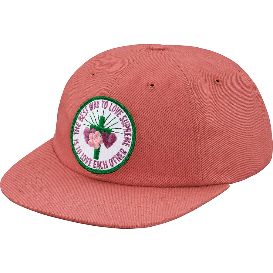 Supreme Love Each Other 6-Panel (SS19) - Light Red - $44