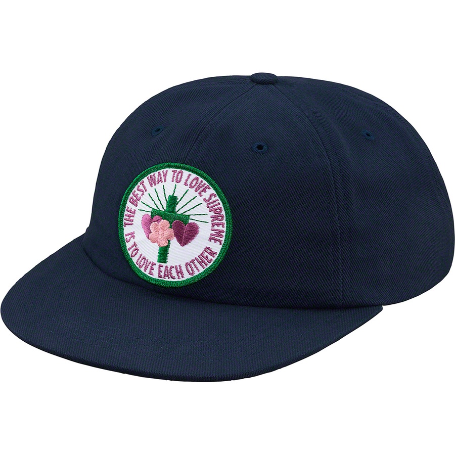 Supreme Love Each Other 6-Panel (SS19) - Navy - $44