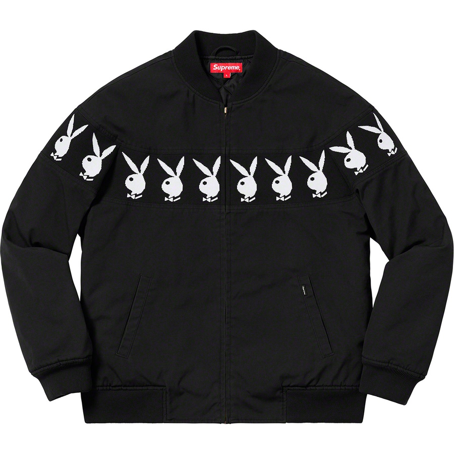 Supreme Supreme Playboy© Crew Jacket (SS19) - Black - $238