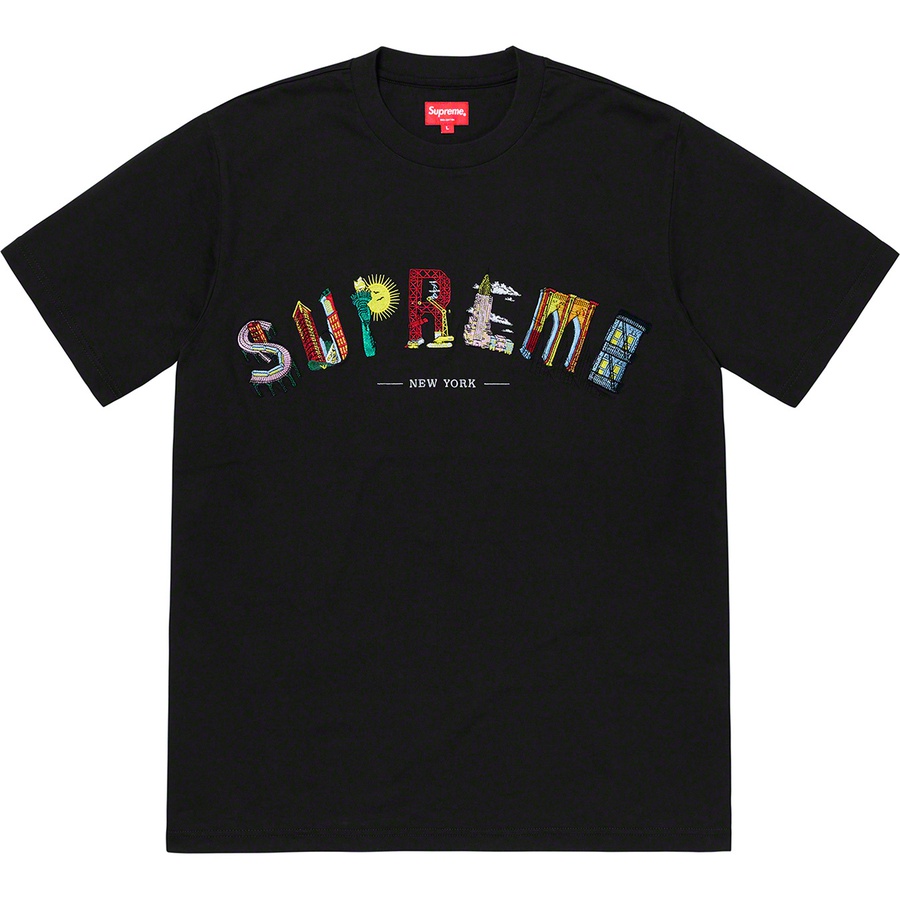 Supreme City Arc Tee (SS19) - Black - $98