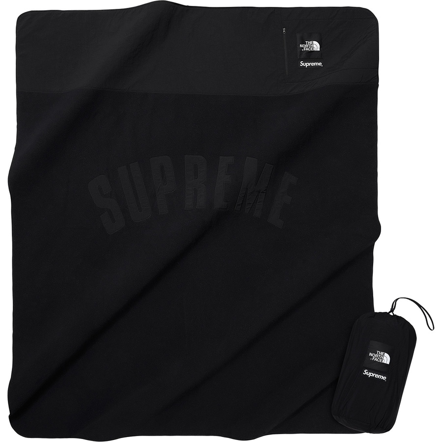 Supreme Supreme The North Face Arc Logo Denali Fleece Blanket (SS19) - Black - $148