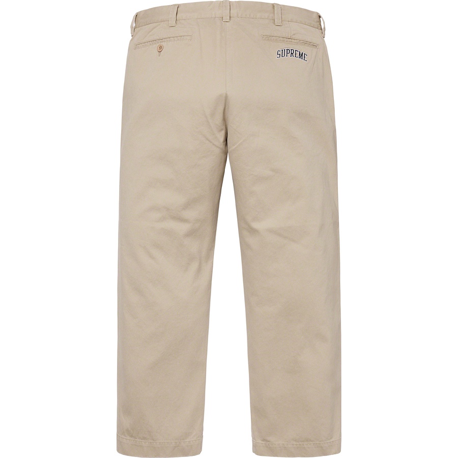Supreme Arc Logo Chino Pant (SS19) - Khaki - $148