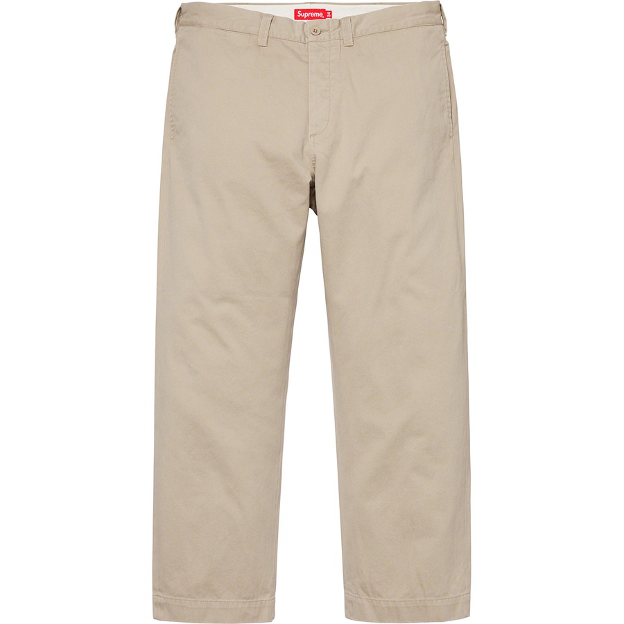 Supreme Arc Logo Chino Pant (SS19) - Khaki - $148