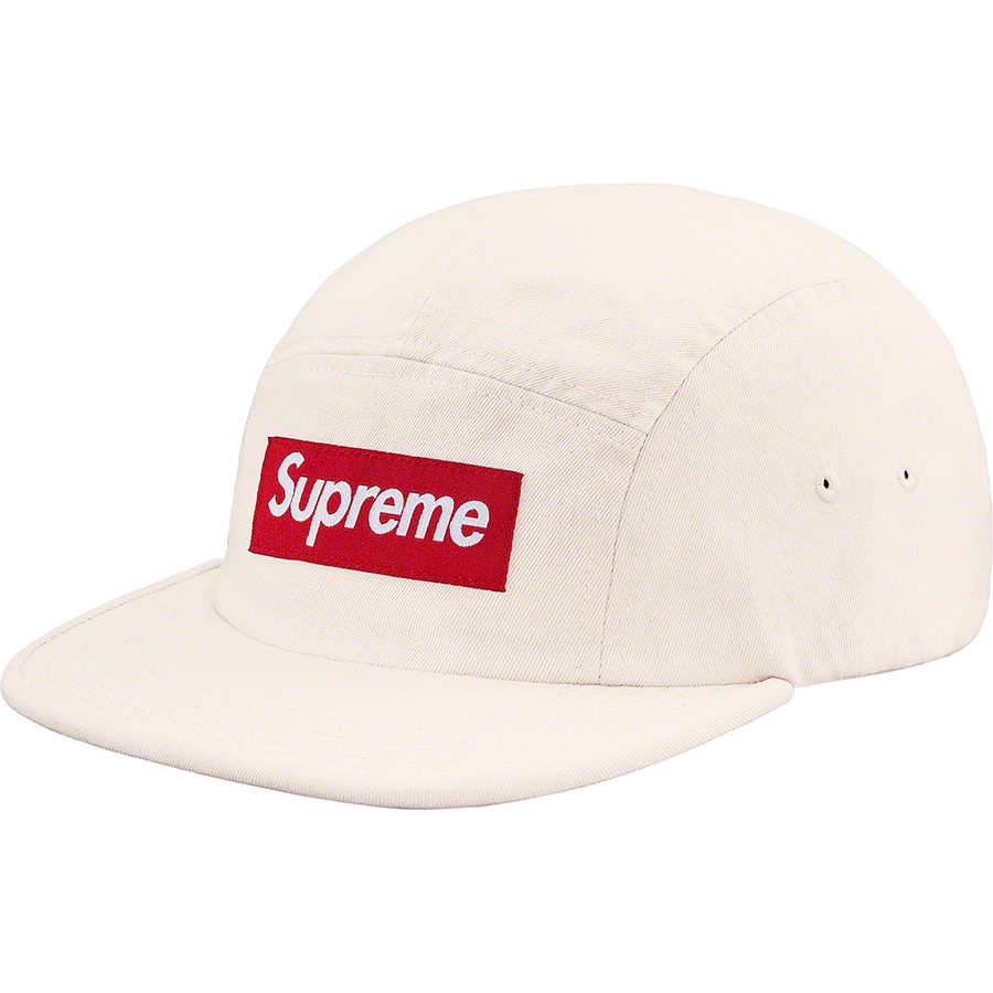 Supreme Washed Chino Twill Camp Cap (SS19) - Natural - $48
