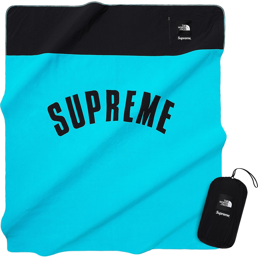 Supreme Supreme The North Face Arc Logo Denali Fleece Blanket (SS19) - Teal - $148