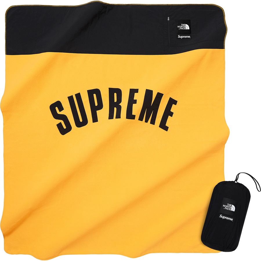 Supreme Supreme The North Face Arc Logo Denali Fleece Blanket (SS19) - Yellow - $148